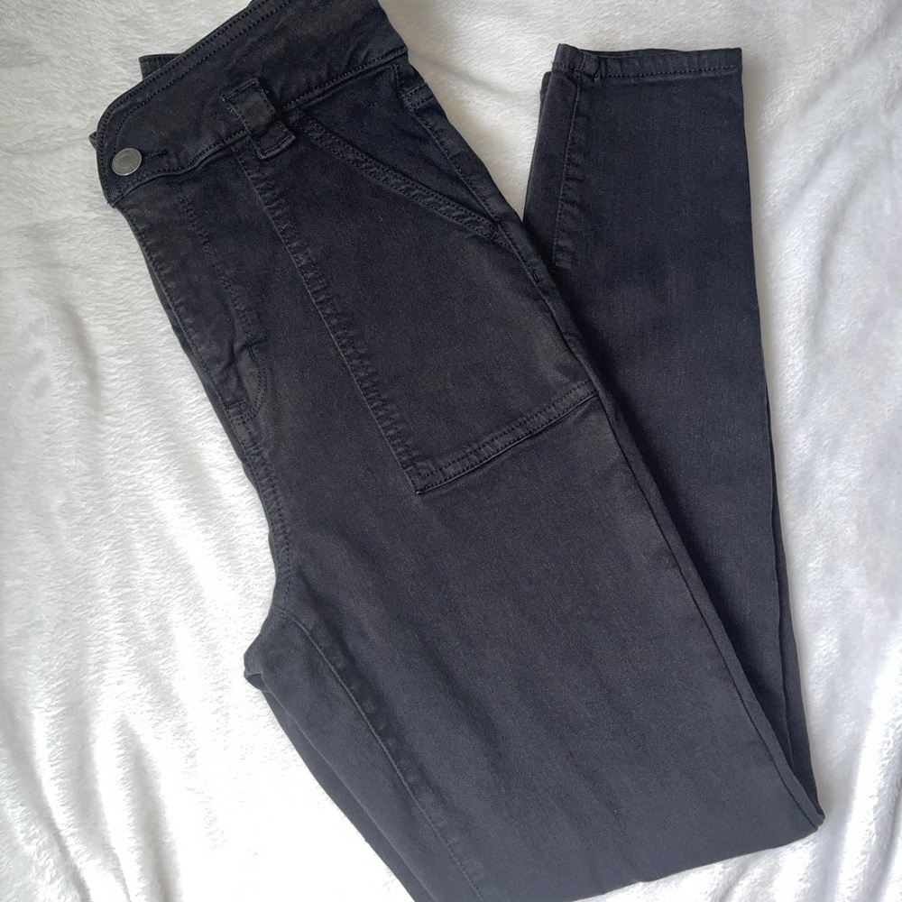 American Eagle Curvy super high rise